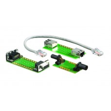 Fluke BHT190 DB-9, M-12, RJ-45 adapter set for industrial buses
