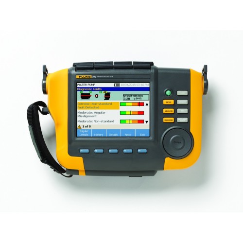 Fluke 810 Electric Motor Vibration Analyzer, 80g Triaxial Sensor and Bag Fluke 810 Electric Motor Vibration Analyzer, 80g Triaxial Sensor and Bag