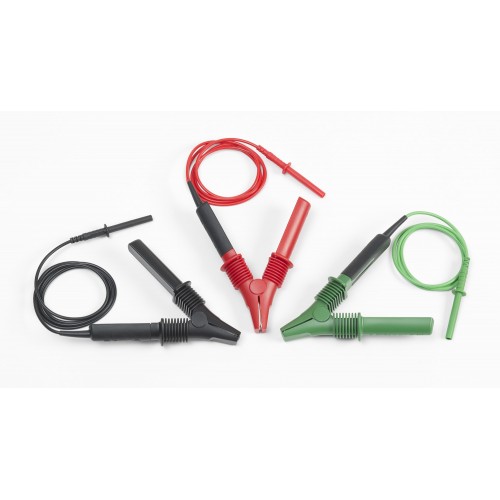 Fluke TLK1550-RTLC 10kV, R + N + V Alligator Clip and Cable Set for Fluke 155x Series Fluke TLK1550-RTLC 10kV, R + N + V Alligator Clip and Cable Set for Fluke 155x Series