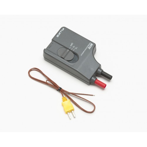 Fluke 80TK Type K Thermocouple Adapter for Multimeter, -50 + 1000 ° C, mV banana output, includes 80PK-1 Fluke 80TK Type K Thermocouple Adapter for Multimeter, -50 + 1000 ° C, mV banana output, includes 80PK-1