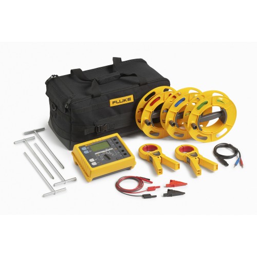 Fluke 1625-2 KIT Set consisting of Fluke1625-2, 4 Pegs, 3 Spools, 2 Pliers for Selective Measurements and Bag Fluke 1625-2 KIT Set consisting of Fluke1625-2, 4 Pegs, 3 Spools, 2 Pliers for Selective Measurements and Bag