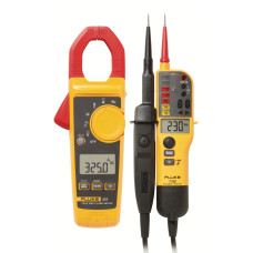 Fluke 325/T130 Kit includes: Clamp Multimeter and Voltage/Continuity Tester