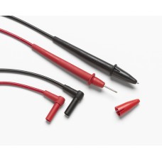 Fluke TL75 Pair of 2mm Test Leads, 90° R+N Banana