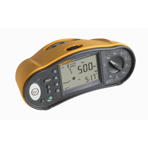 Fluke 1663 SCH Tester di installazione multifunzione per CEI64/8, 1000V, loop e terra