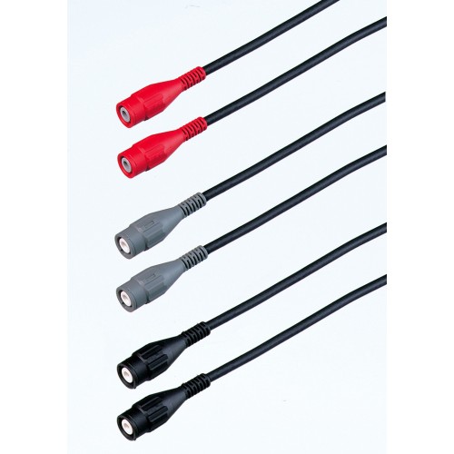 Fluke PM9091 / 001 Set of 3 BNC female / BNC female cables, 50Ohm, L = 1.5m, R + N + G