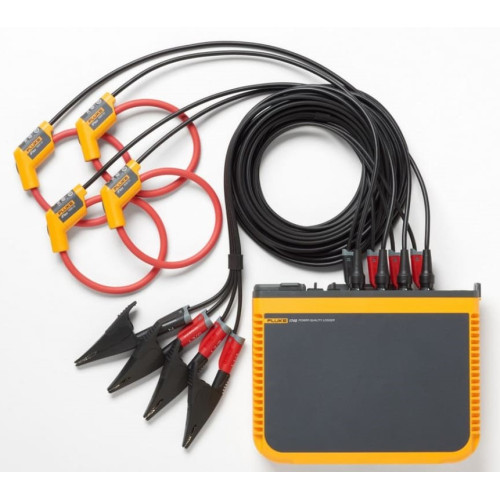 Fluke 1742/30/EUS Energy Logger, 3 Phase, 1000V AC, 4 iFlex 3000A AC L=60cm, Wifi, Ethernet