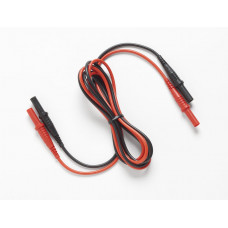 FLUKE-17XX-TL 2M 2m blue test lead set, non-stackable plug and two alligator clips