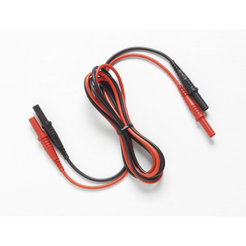 FLUKE-17XX-TL 2M 2m blue test lead set, non-stackable plug and two alligator clips