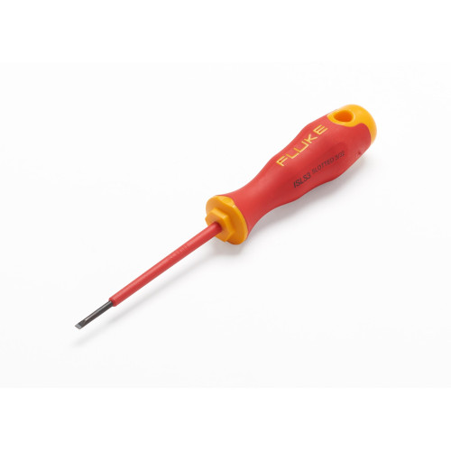 Fluke ISLS3 Screwdriver 75mm with 2.5mm Slotted Blade 1000V AC, 1500V DC Fluke ISLS3 Screwdriver 75mm with 2.5mm Slotted Blade 1000V AC, 1500V DC