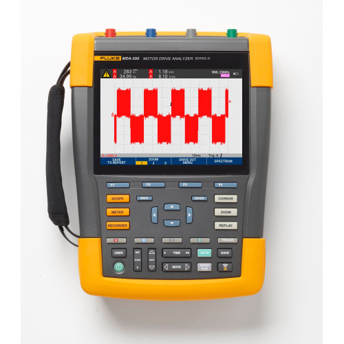 Fluke MDA-550 Series III Motor Drive Analyzer 4 Channels with Pro Kit Fluke MDA-550 Series III Motor Drive Analyzer 4 Channels with Pro Kit