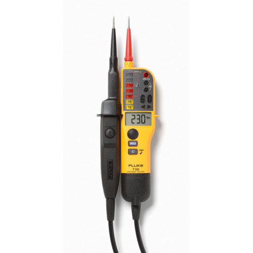 Fluke T130 Two-pole tester for continuity, voltage, phase rotation, torch, LCD display Fluke T130 Two-pole tester for continuity, voltage, phase rotation, torch, LCD display