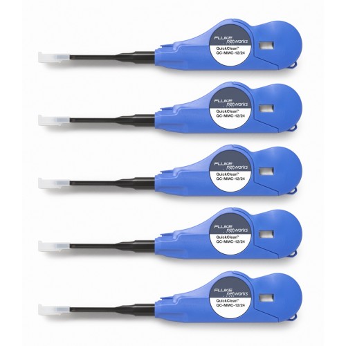 Fluke QC-MMC-12-24-5P, QuickClean Mechanical Cleaners for 12-24 MMC Connectors (5-Pack)