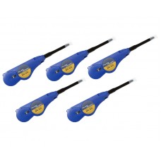 Fluke QC-MPO-16/32-5P, QuickClean Mechanical Cleaners for MPO 16/32 Fiber Connectors (5-Pack)