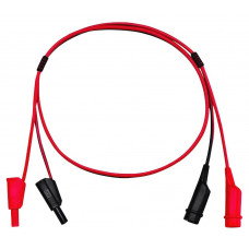 GW Instek GTL-203A Test Lead, Banana to Alligator, European Terminal, Max. Current 3A, 1m