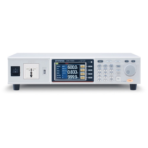 GW Instek APS-7050 AC Source 310V 16.8/2.1A 500VA USB, LAN interfaces, with Universal Plug GW Instek APS-7050 AC Source 310V 16.8/2.1A 500VA USB, LAN interfaces, with Universal Plug