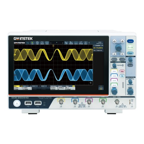 GW Instek GDS-2504HD 500 MHz 4-Channel Digital Oscilloscope GW Instek GDS-2504HD 500 MHz 4-Channel Digital Oscilloscope