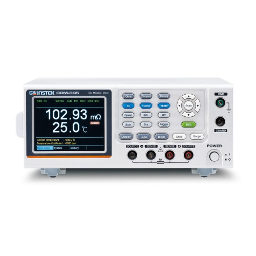 GW Instek GOM-805, DC Resistance Meter, Range: 0.1uΩ-5MΩ, Basic accuracy: 0.05% GW Instek GOM-805, DC Resistance Meter, Range: 0.1uΩ-5MΩ, Basic accuracy: 0.05%