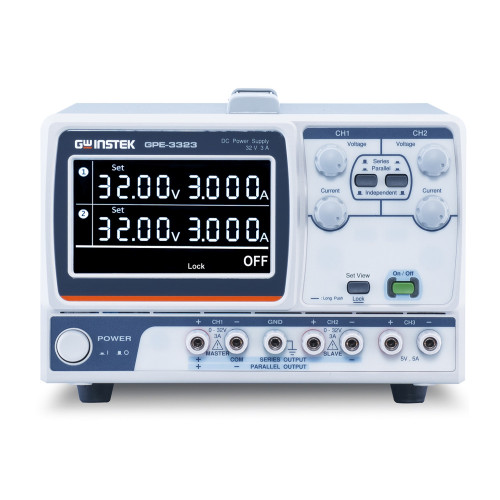 GW Instek GPE-3323 217W, 3 Channels, Linear DC Power Supply