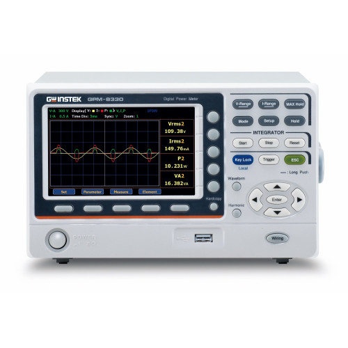 GW Instek GPM-8330 Digital Power Meter with RS-232C, USB, LAN and GPIB+DA14