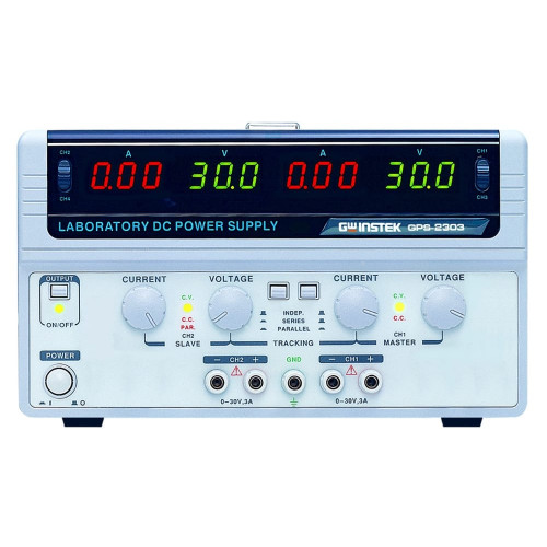 GW Instek GPS-2303 180W, 2-Channel, Linear D.C. Power Supply GW Instek GPS-2303 180W, 2-Channel, Linear D.C. Power Supply