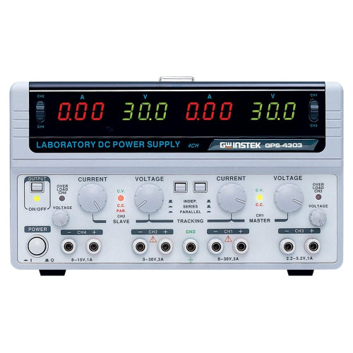 GW Instek GPS-4303 200W, 4-Channel, Linear D.C. Power Supply GW Instek GPS-4303 200W, 4-Channel, Linear D.C. Power Supply