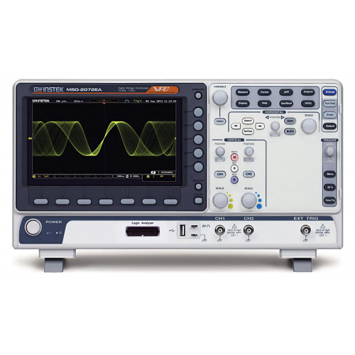 GW Instek MSO-2102E, 100MHz, 2+16 canali, Oscilloscopio a segnali misti GW Instek MSO-2102E, 100MHz, 2+16 canali, Oscilloscopio a segnali misti
