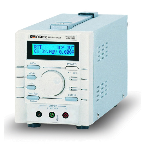 GW Instek PSS-3203GP, 32V, 3A, 96W Programmable Linear DC Power Supply with GPIB