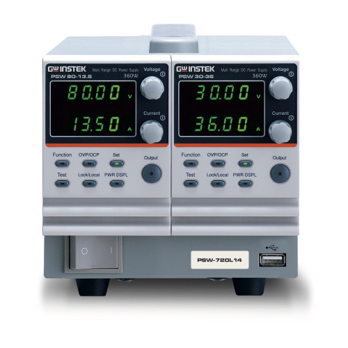 GW Instek PSW-720L22, 2x40V/27A, 720W, 2-Channel DC Power Supply