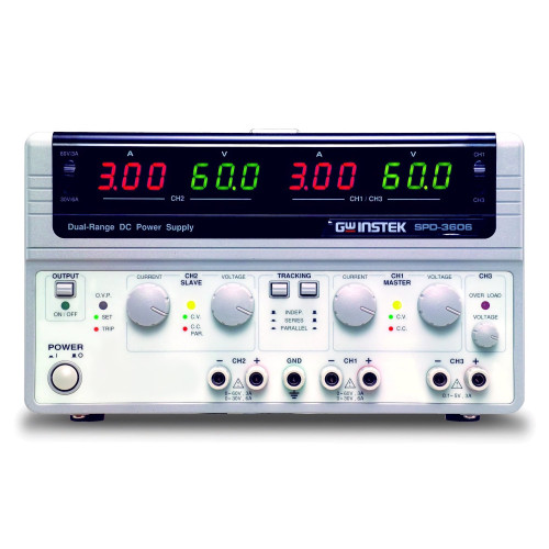 GW Instek SPD-3606 375W, 3-Channel, Programmable Switching DC Power Supply