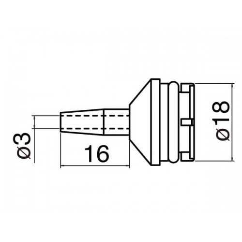 HAKKO 18-N Nozzle For 18 and 18G HAKKO 18-N Nozzle For 18 and 18G