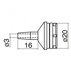HAKKO 20-N Nozzle For 20 e 20G