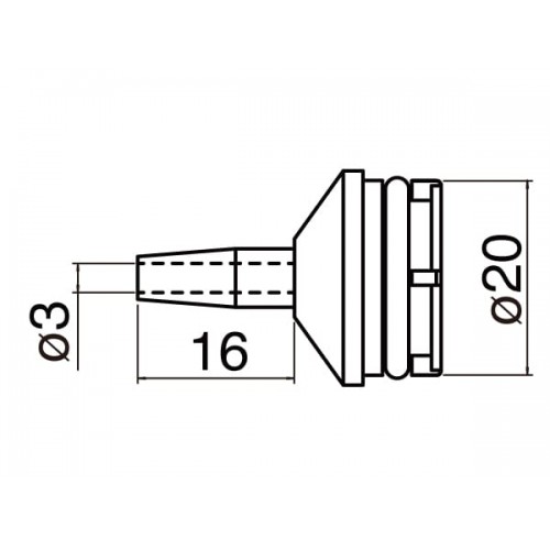 HAKKO 20-N Nozzle For 20 and 20G