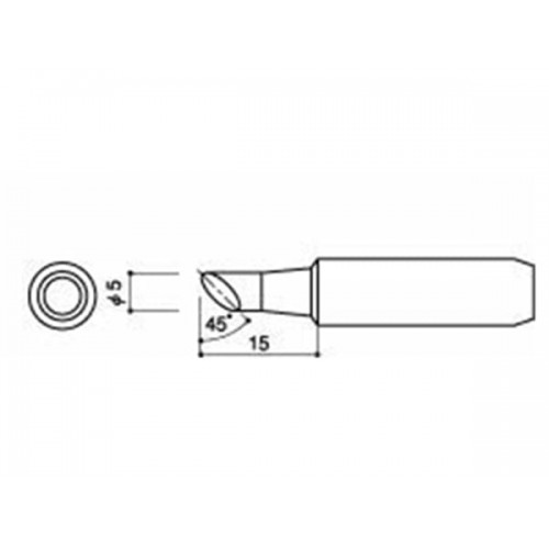HAKKO 900L-T-5C Soldering Tip Shape-5C For 900L. 934. 908. 914. 952. 959 HAKKO 900L-T-5C Soldering Tip Shape-5C For 900L. 934. 908. 914. 952. 959