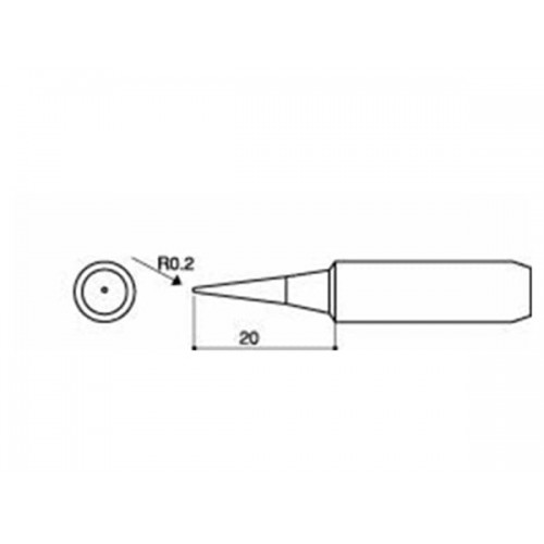 HAKKO 900L-T-I Soldering Tip Shape-I For 900L. 934. 935L. 908. 914