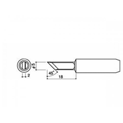 HAKKO 900L-T-K Soldering Tip Shape-K For 900L. 934. 908. 914. 952. 959 HAKKO 900L-T-K Soldering Tip Shape-K For 900L. 934. 908. 914. 952. 959