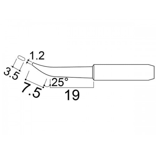 HAKKO 900M-T-H Soldering Tip Shape-H For 900M .933. 376. 907. 913. 951. HAKKO 900M-T-H Soldering Tip Shape-H For 900M .933. 376. 907. 913. 951.