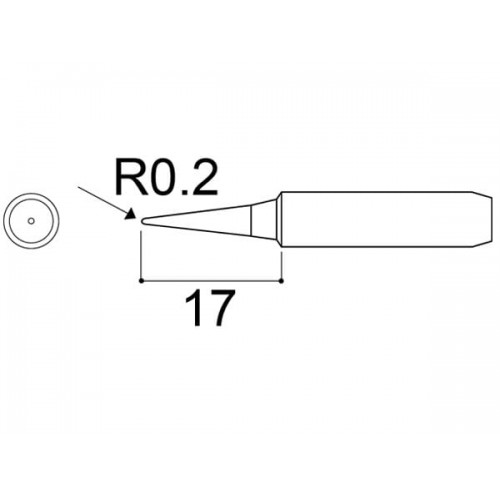 HAKKO 900M-T-I Soldering Tip Shape-I For 900M. 933. 935M. 376. 907. 913 HAKKO 900M-T-I Soldering Tip Shape-I For 900M. 933. 935M. 376. 907. 913