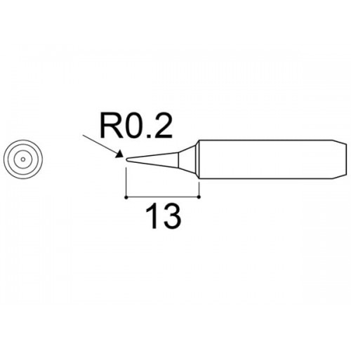 HAKKO 900M-T-SI Soldering Tip Shape-Si For 900M. 933. 935M. 376. 907. 913 HAKKO 900M-T-SI Soldering Tip Shape-Si For 900M. 933. 935M. 376. 907. 913