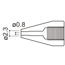 HAKKO A1498 Nozzle/0.8Mm For 815. 816