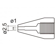 HAKKO A1500 Nozzle/1.0Mm For 815. 816