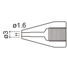 HAKKO A1502 Nozzle/1.6Mm For 815. 816
