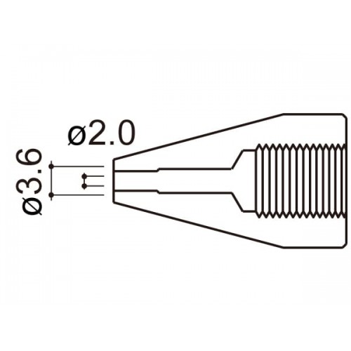 HAKKO A1503 Nozzle/2.0Mm For 815. 816