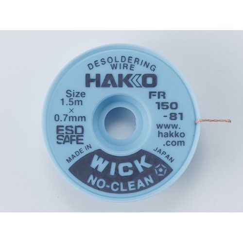 HAKKO FR150-81 Desoldering Wire No Clean 0,7mm x 1,5m (clearance)