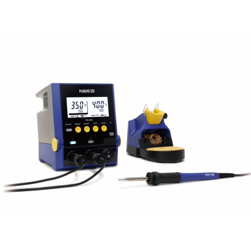 HAKKO FX-972, 2 Channels soldering station with iron and iron holder HAKKO FX-972, 2 Channels soldering station with iron and iron holder
