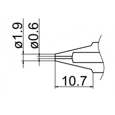 HAKKO N1-06 Nozzle/0.6Mm For FM-2024