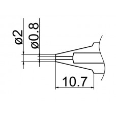 HAKKO N1-08 Nozzle/0.8Mm For FM-2024