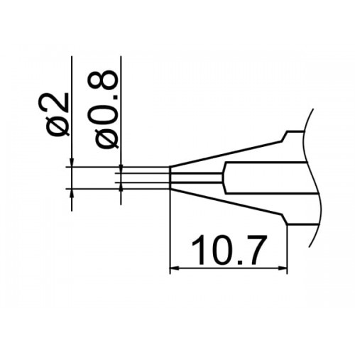 HAKKO N1-08 Nozzle/0.8Mm For FM-2024 HAKKO N1-08 Nozzle/0.8Mm For FM-2024