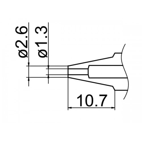 HAKKO N1-13 Nozzle/1.3Mm For FM-2024 HAKKO N1-13 Nozzle/1.3Mm For FM-2024