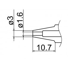 HAKKO N1-16 Nozzle/1.6Mm For FM-2024