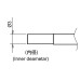HAKKO NA01-C30 Straight Nozzle Ø3.0 mm for FR-850 HAKKO NA01-C30 Straight Nozzle Ø3.0 mm for FR-850